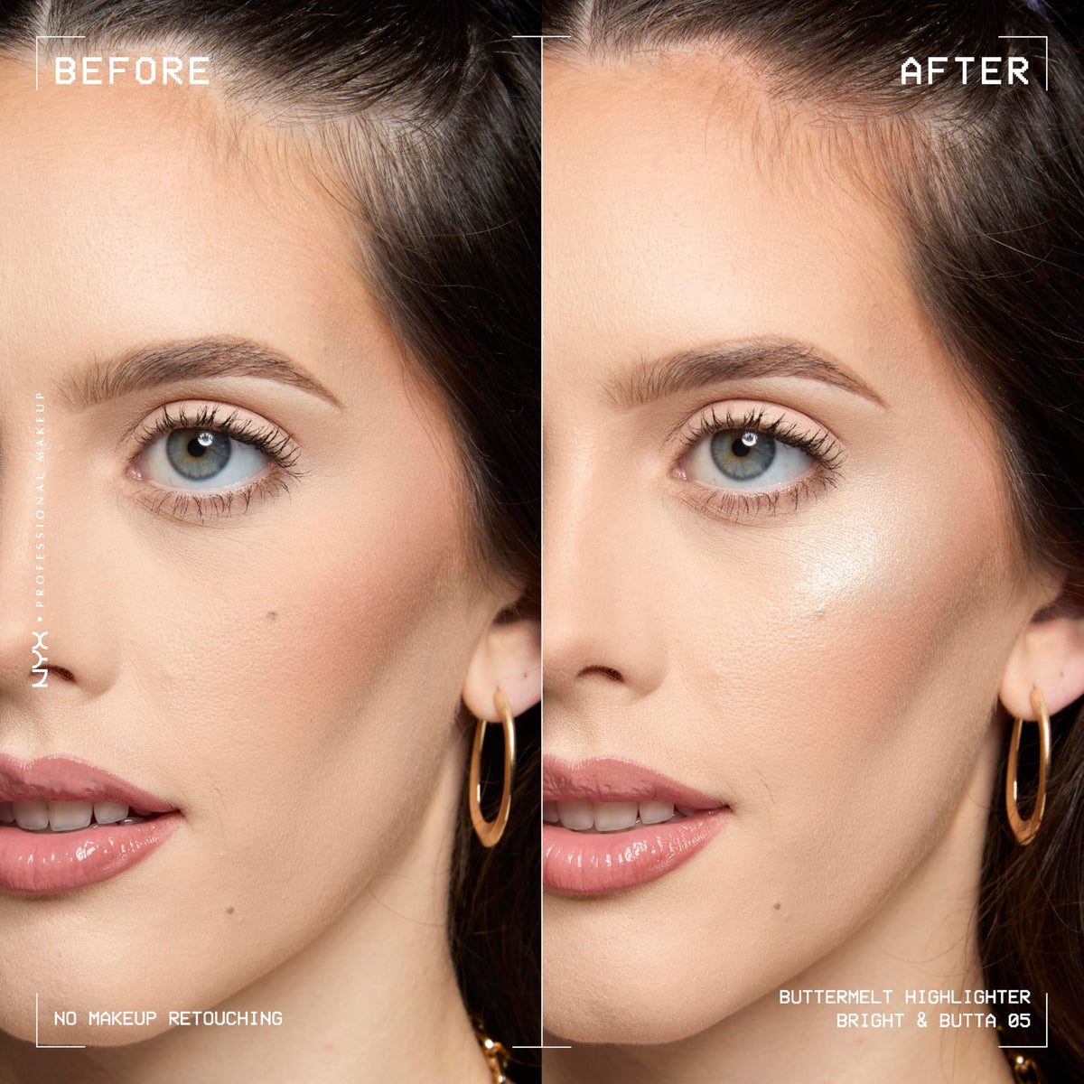 NYX Buttermelt Highlighter 05 Bright and Butta packaging
