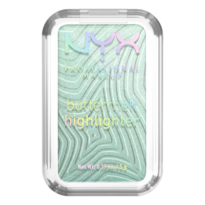 NYX Buttermelt Highlighter Minty Green front view