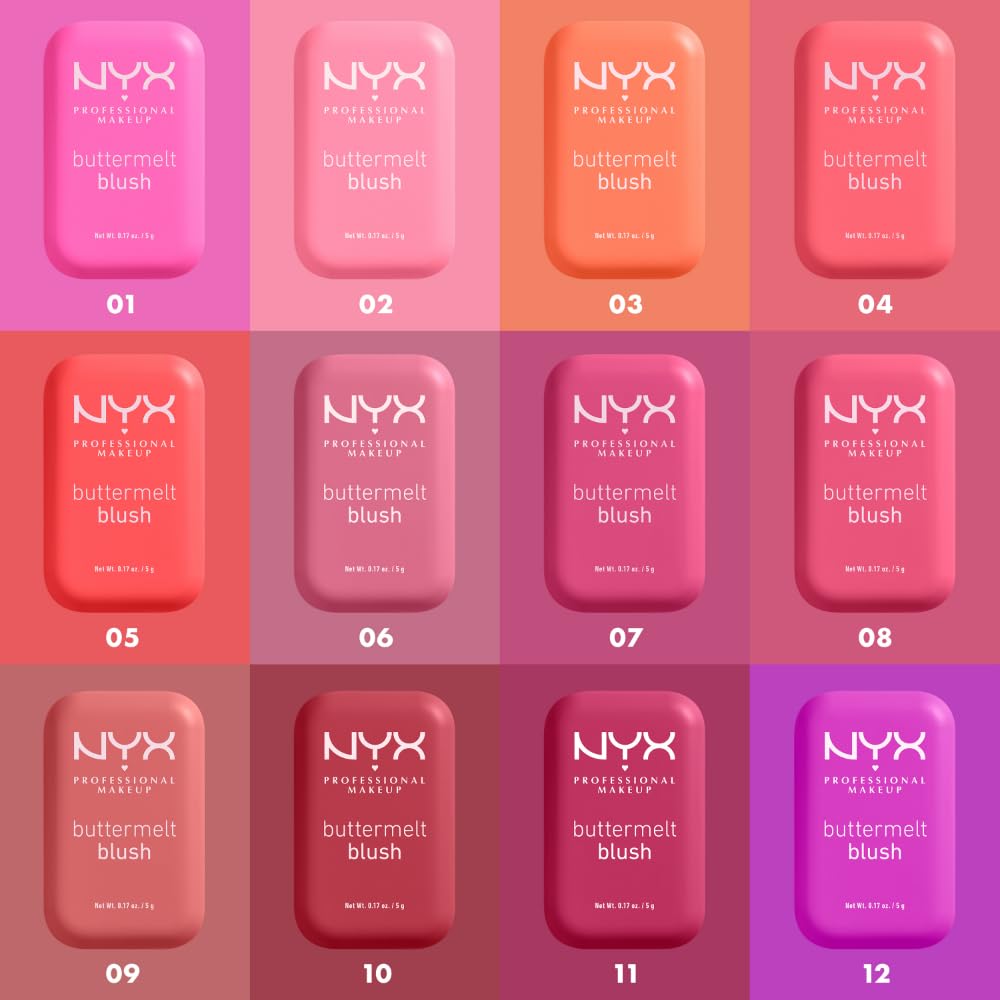 NYX Buttermelt Powder Blush application brush