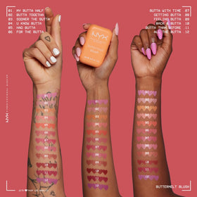 NYX Buttermelt Powder Blush side view