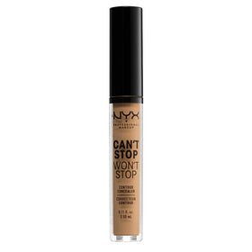 NYX Can't Stop Won't Stop Concealer Golden swatch on skin