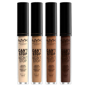 NYX Can't Stop Won't Stop Concealer Mahogany packaging