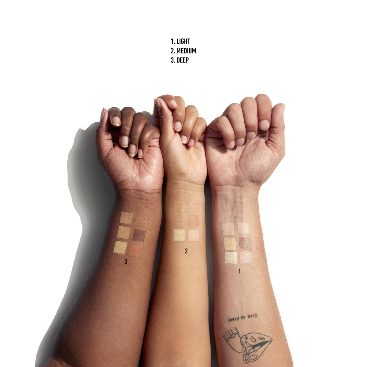 NYX Conceal Correct Palette packaging back view