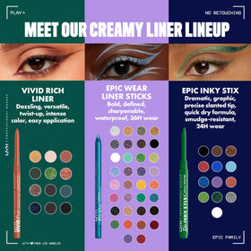 NYX Epic Inky Stix Eyeliner in vibrant green shade