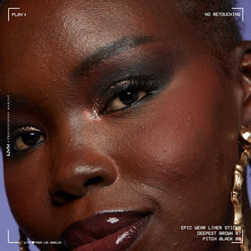 NYX Epic Wear Liner Stick Pitch Black on model