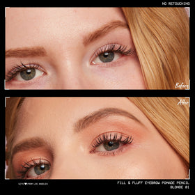 NYX eyebrow pencil showing dual-ended design