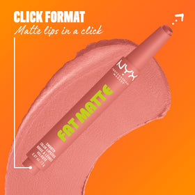 NYX Fat Matte Lipstick Cashmere Cutie shade comparison