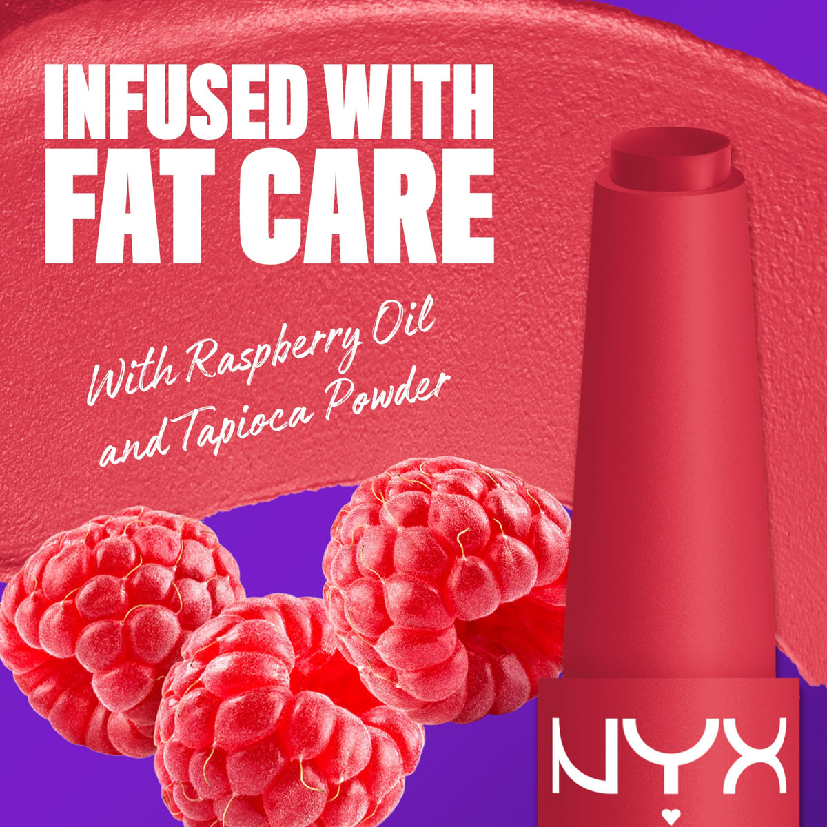 NYX Fat Matte Lipstick Flamingo Feather packaging