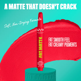 NYX Fat Matte Lipstick Fuzzy Flame packaging