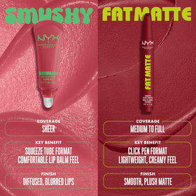 NYX Fat Matte Lipstick in a makeup bag