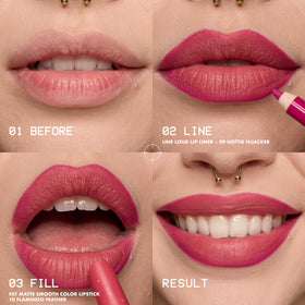 NYX Fat Matte Lipstick in various shades display