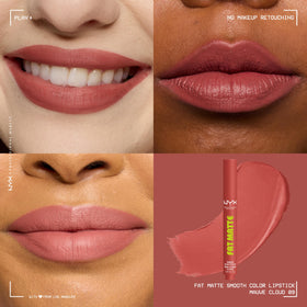 NYX Fat Matte Lipstick Mauve Cloud close-up of tip