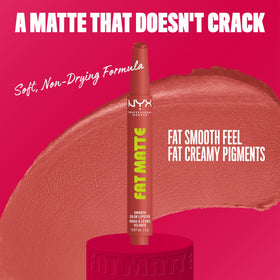 NYX Fat Matte Lipstick Mauve Cloud packaging