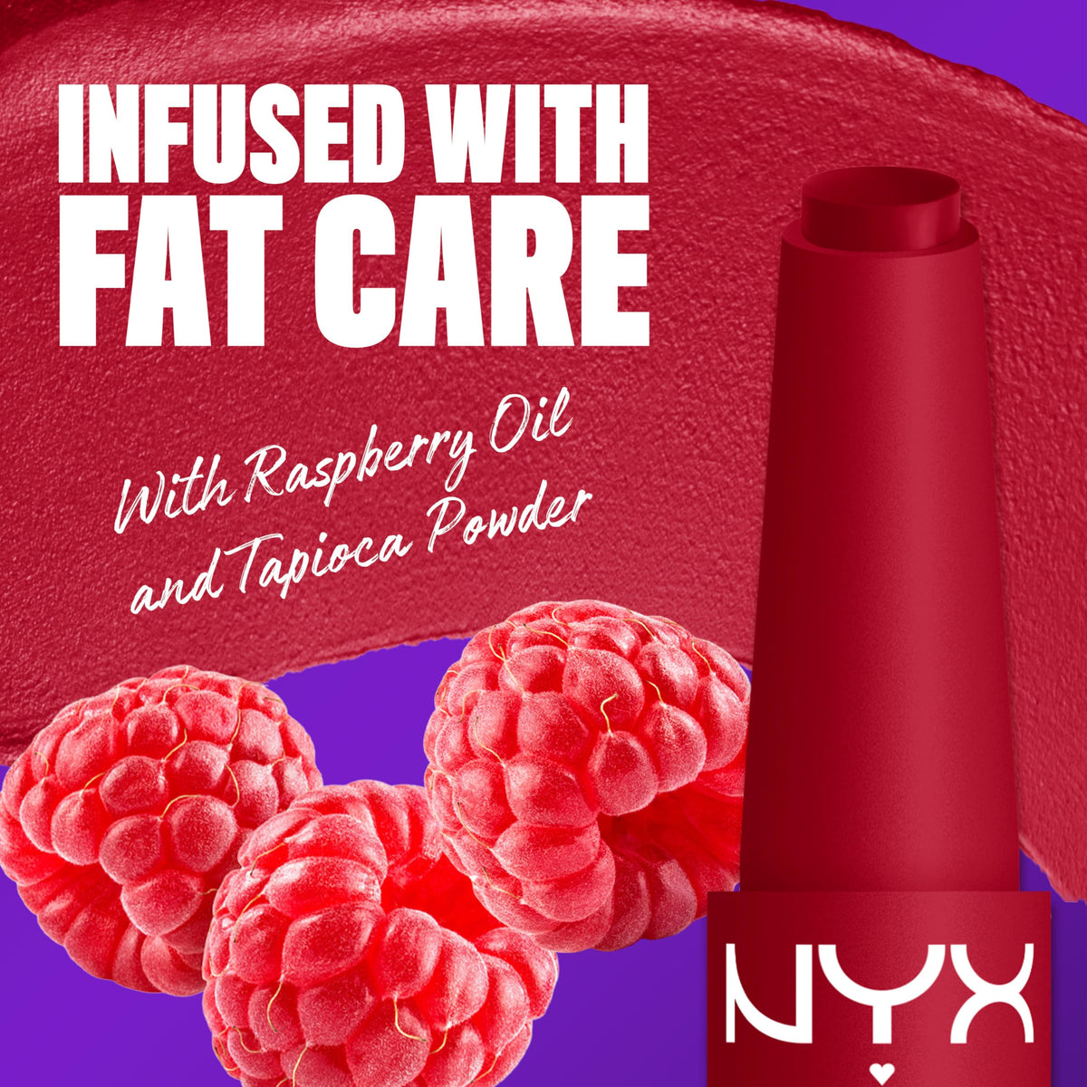 NYX Fat Matte Lipstick Scarlet Snuggles packaging