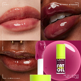 NYX Fat Oil Lip Drip Deep Berry side view showing packaging