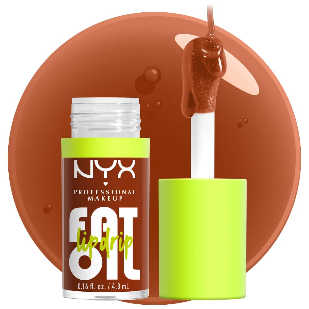 NYX Fat Oil Lip Drip Deep Caramel front view