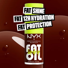 NYX Fat Oil Lip Drip packaging with ingredients