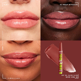 NYX Fat Oil Slick Click Lip Balm click-up mechanism close-up