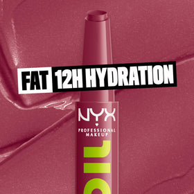 NYX Fat Oil Slick Click Lip Balm click-up mechanism close-up
