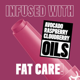 NYX Fat Oil Slick Click Lip Balm lifestyle shot on model