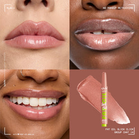 NYX Fat Oil Slick Click Lip Balm packaging side view