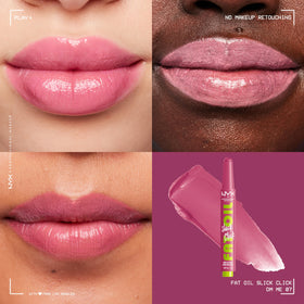 NYX Fat Oil Slick Click Lip Balm packaging with click dispenser
