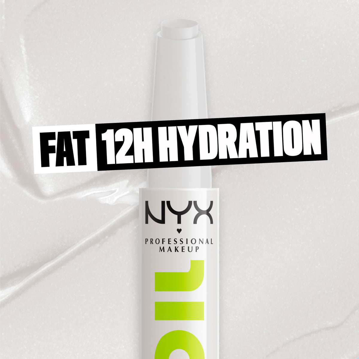 NYX Fat Oil Slick Click Lip Balm with avocado and raspberry oils