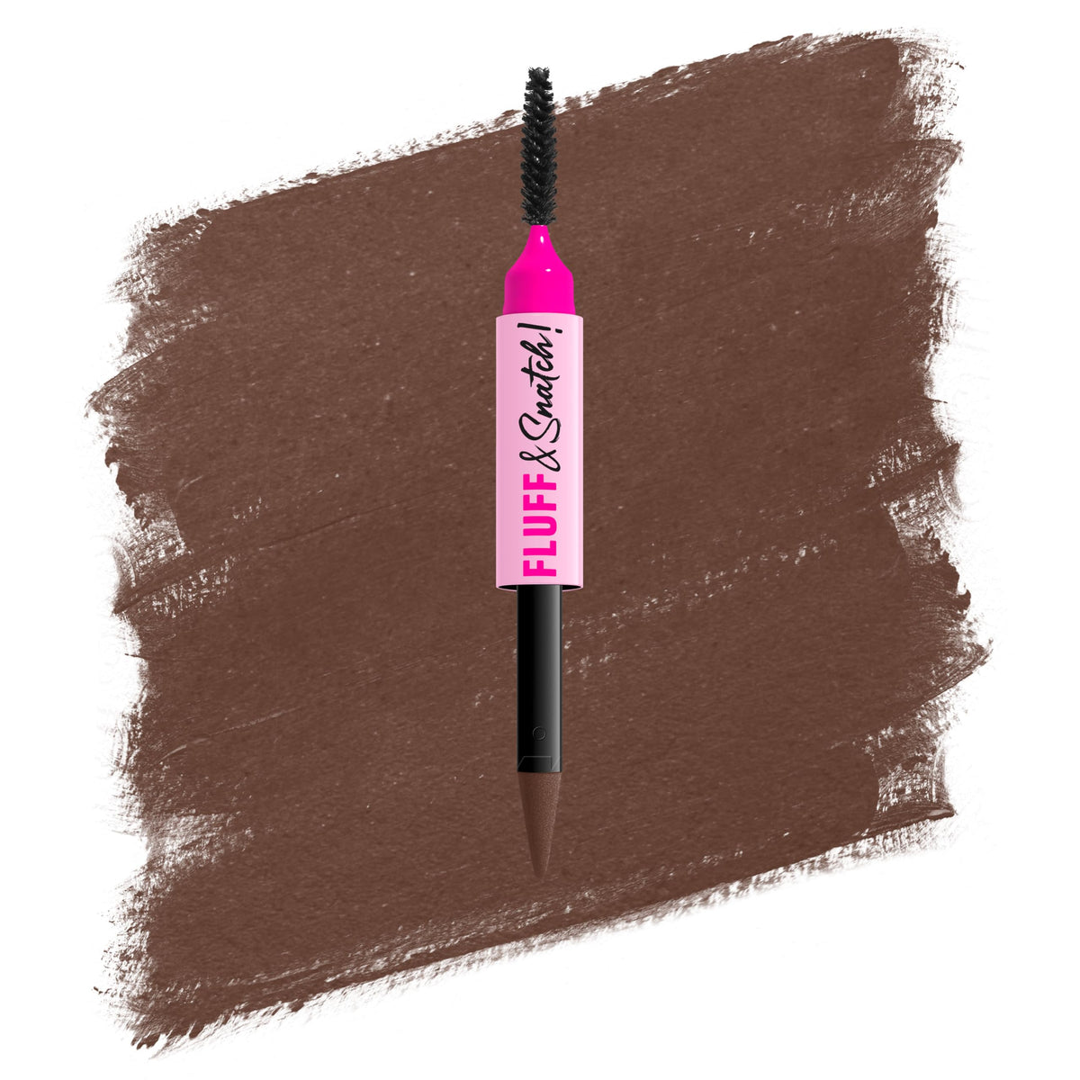 NYX Fluff & Snatch Brow Powder Pen Ash Brown front view