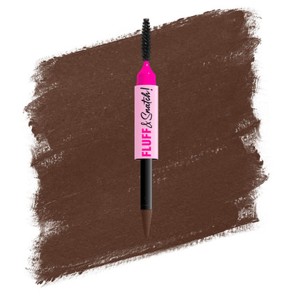 NYX Fluff & Snatch Brow Powder Pen Brunette front view