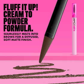 NYX Fluff & Snatch Brow Powder Pen Espresso with tapered sponge tip