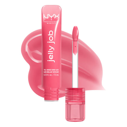 NYX Jelly Job Lip Gloss in Pale Pink front view
