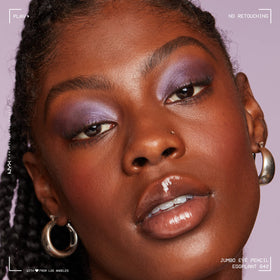 NYX Jumbo Eye Pencil Eggplant swatch on skin