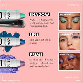 NYX Jumbo Eye Pencil Frosting with sharpened tip