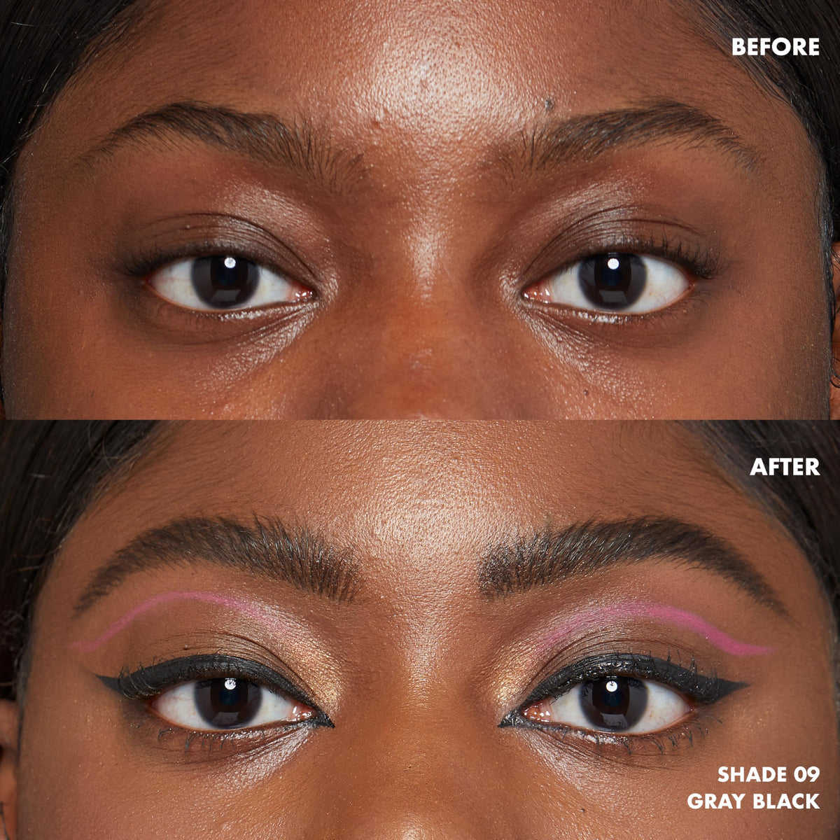 NYX Lift & Snatch Eyebrow Tint Pen Gray Black with cap off