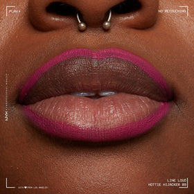 NYX Line Loud Lip Liner Hottie Hijacker with other lip products