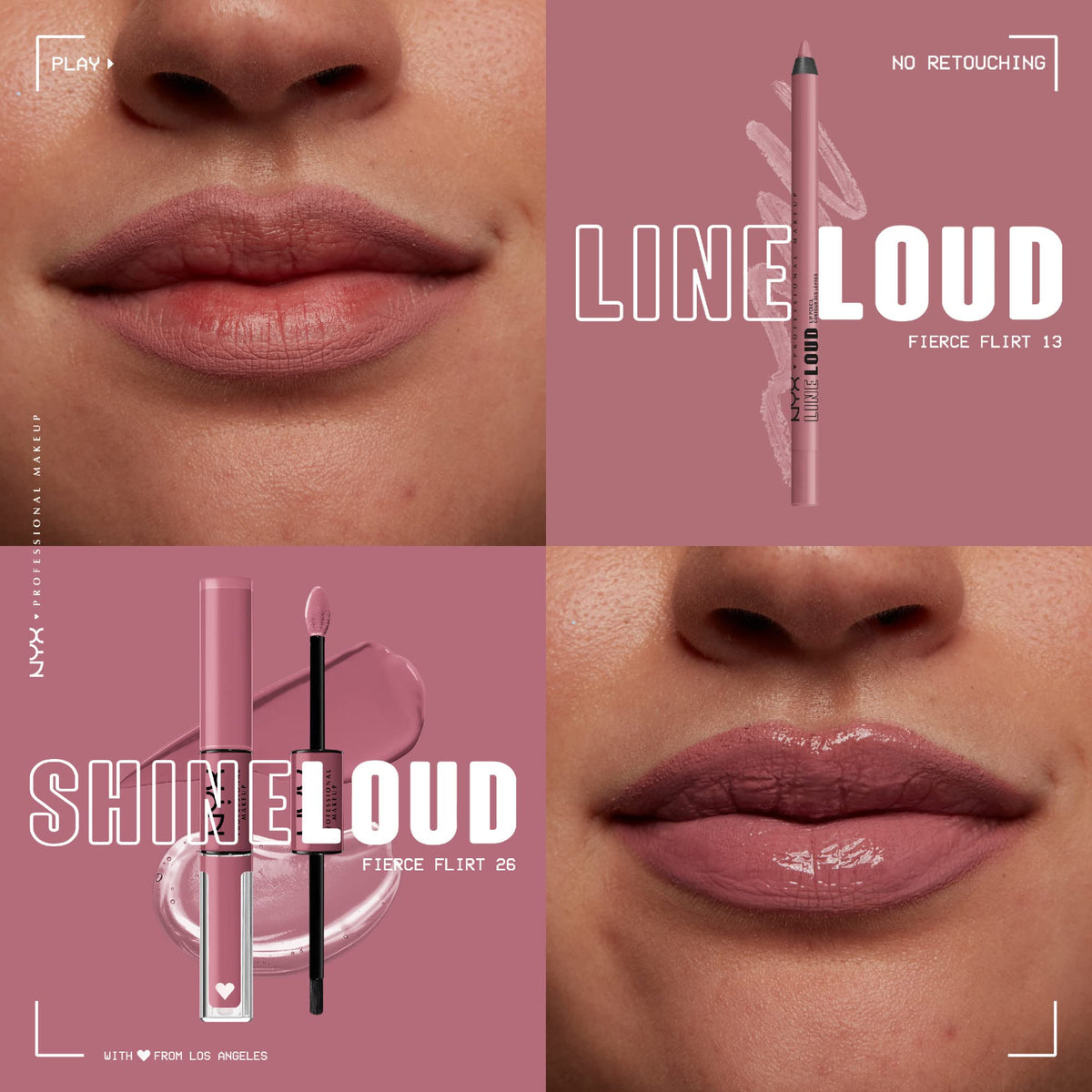 NYX Line Loud Lip Liner packaging with ingredients list