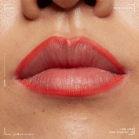 NYX Line Loud Lip Liner Stay Stuntin' on a makeup table