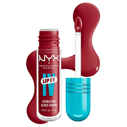 NYX Lip IV Hydrating Glossy Lip Stain Berry Thirsty front view