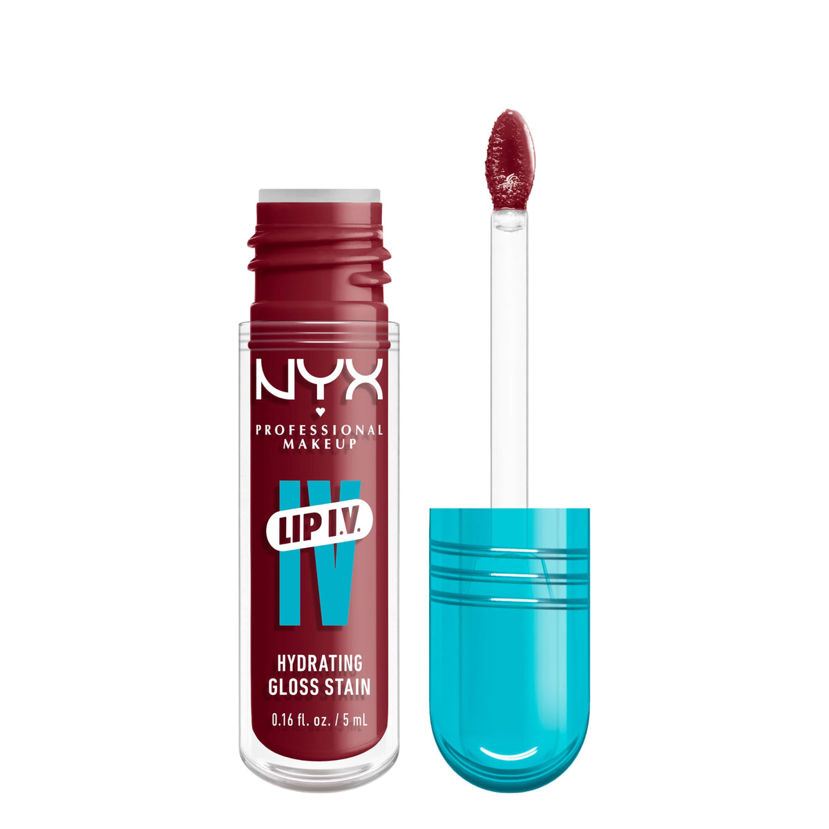 NYX Lip IV Hydrating Glossy Lip Stain in Blush Rush front view
