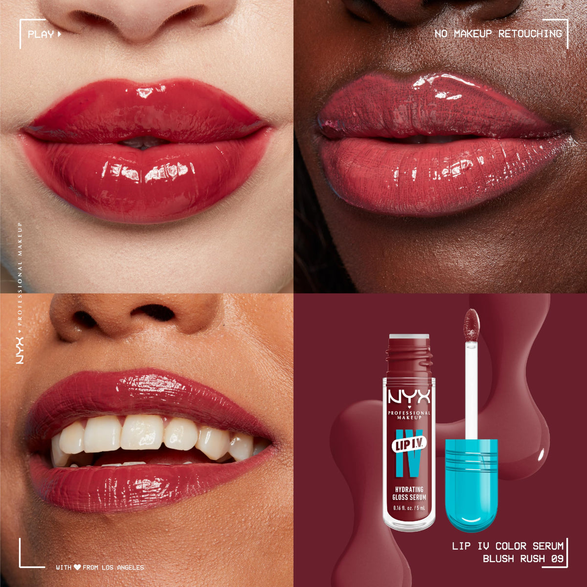 NYX Lip IV Hydrating Glossy Lip Stain packaging
