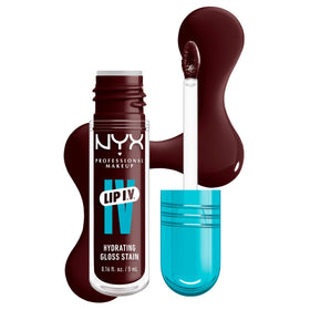 NYX Lip IV Hydrating Glossy Lip Stain Water Bout Wine front view
