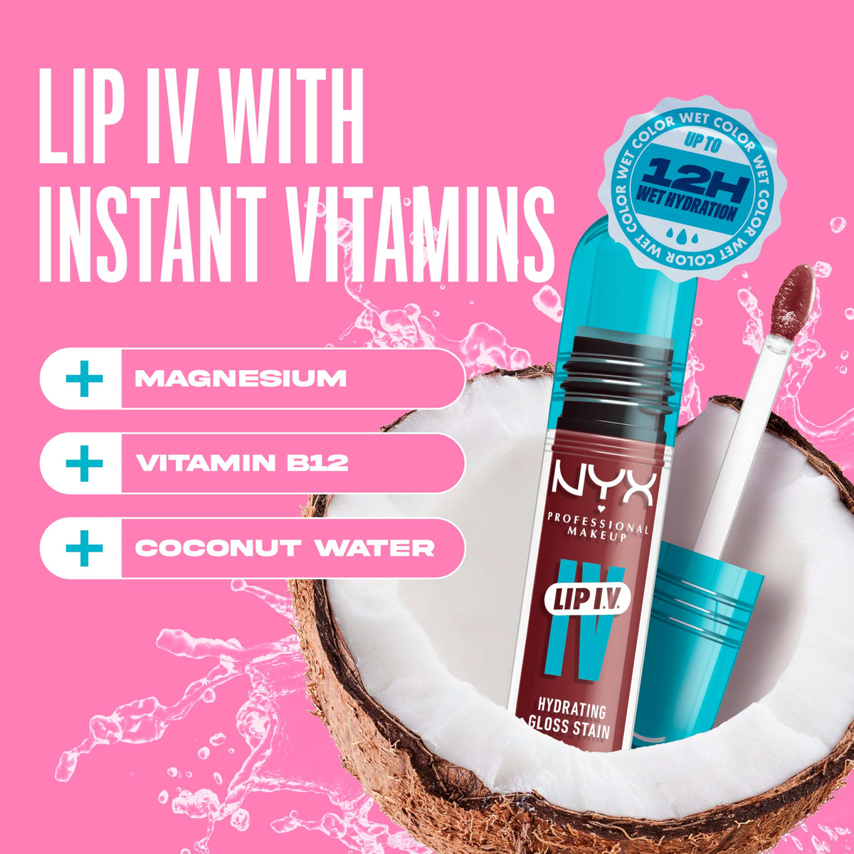 NYX Lip IV in various shades display
