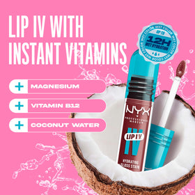 NYX Lip IV in various shades display