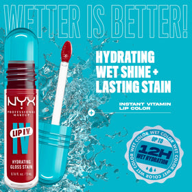NYX Lip IV packaging details with ingredients listed