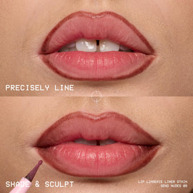 NYX Lip Lingerie Sculpting Lip Liner Stain in a makeup setting