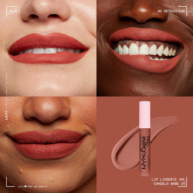 NYX Lip Lingerie XXL Matte Liquid Lipstick Candela Babe packaging