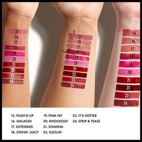 NYX Lip Lingerie XXL Matte Liquid Lipstick in a makeup setup