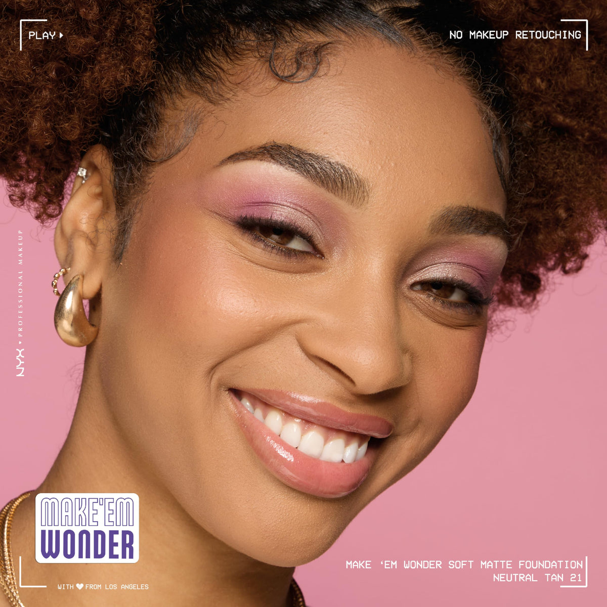 NYX Make 'Em Wonder Foundation 30g shade range
