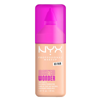 NYX Make 'Em Wonder Liquid Foundation 03 Fair front view