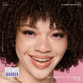 NYX Make 'Em Wonder Liquid Foundation 03 Fair swatch